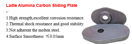 Ladle Alumina Carbon Sliding Plate